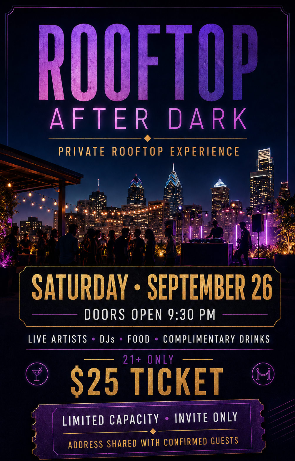 Rooftop After Dark